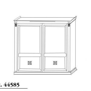 Шкаф 2-х дверный купе (L256) мебель для спальни Pucini (Пуччини) вишня PС90