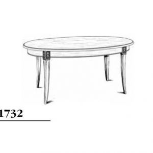 Овальный стол, удлинение 2 х 50 см., цвет: L20/L30/L40/C60/LP100