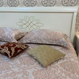 Кровать 160 - изголовье с гравировкой Колизей